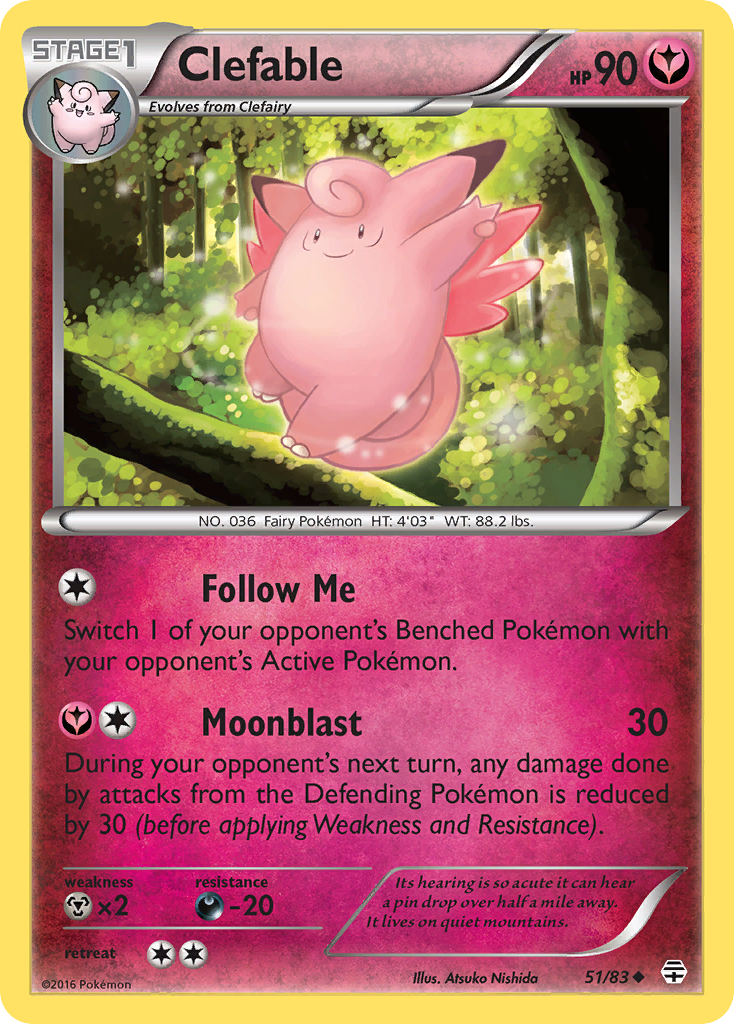 Generations Clefable #51/83
